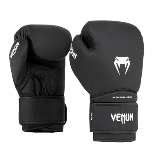 Venum Contender 1.5 Kids Boxing Gloves - color: Black/White, size: 8-Ounce