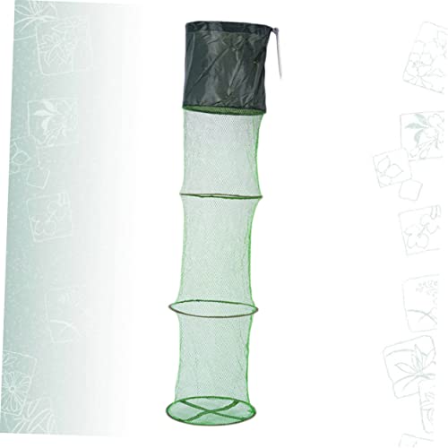 Yardwe Collapsible Fishing Net Lightweight Mesh Tuck Net for Fish Shrimp Use Fishing Tool for Lakes Rivers Sea - size: 150X25X25cm
