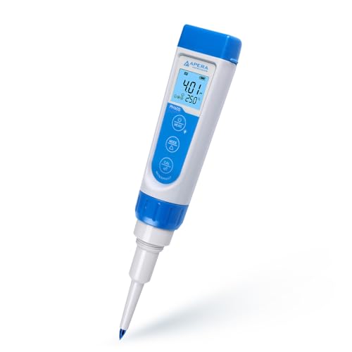 Apera Instruments Premium Series PH60S Food pH Meter Tester Kit with Food-Grade Swiss Spear pH Electrode, ±0.01 pH Accuracy, -2.00-16.00 pH Range (AI313) - style: For Food Samples