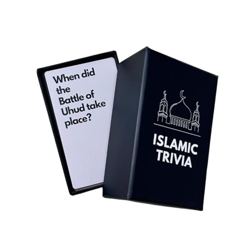 Islamic Trivia Card Game, 100+ Questions in 4 Categories, Educational Family Game, Perfect Eid Gift and Ramadan Gift for Muslims