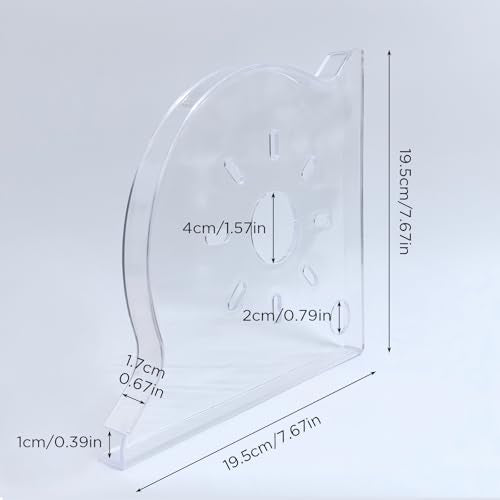 2PCS Aquarium Corner Shelf for Rimless Fish Tank Fish Tank Plant Holder Aquarium Plant Holder for Aquatic Plant Planter
