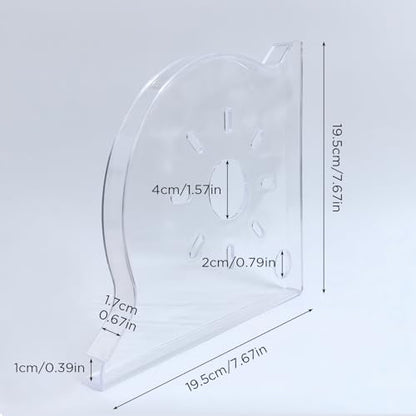 2PCS Aquarium Corner Shelf for Rimless Fish Tank Fish Tank Plant Holder Aquarium Plant Holder for Aquatic Plant Planter