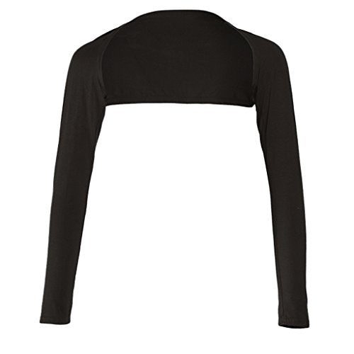 LoveinDIY Full Arm Sleeves Shrug Hijab Ramadan Islamic Stretchy Modal One Piece - color: Coffee