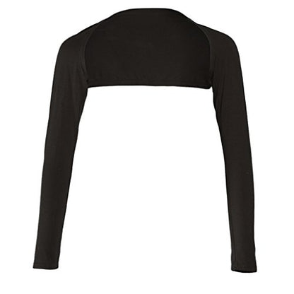 LoveinDIY Full Arm Sleeves Shrug Hijab Ramadan Islamic Stretchy Modal One Piece - color: Coffee