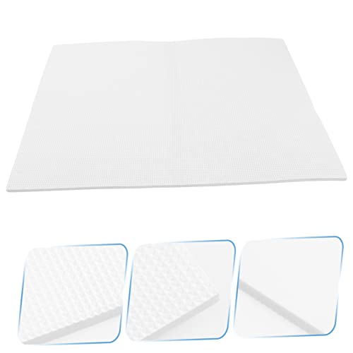 Garneck Thickened Fish Tank Bottom Pad -Skid Aquarium Mat for Leveling and Shock Absorption Fish Tank Accessories - color: White