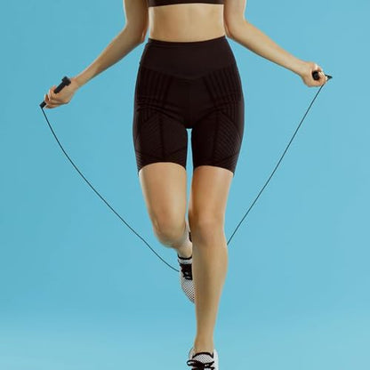 Adjustable Jump Rope for Fitness and Exercise – Skipping Rope for Cardio, Boxing, and Weight Loss – Speed Rope - color: Pink