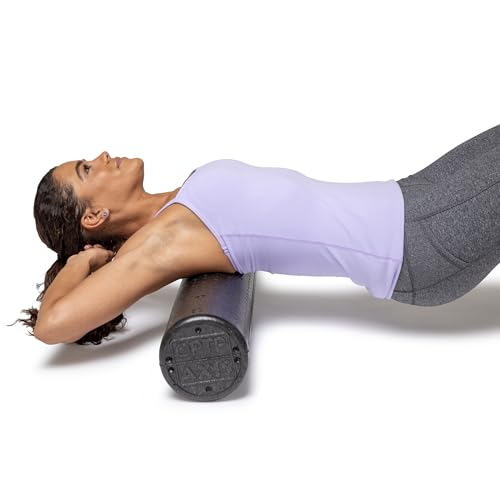 OPTP AXIS Firm Foam Roller, High Density Foam Roller for Physical Therapy, Yoga, Pilates, Fitness Exercise and Sports Training (Black, 36" X 6" Round) - color: Black - 36" X 6" Round