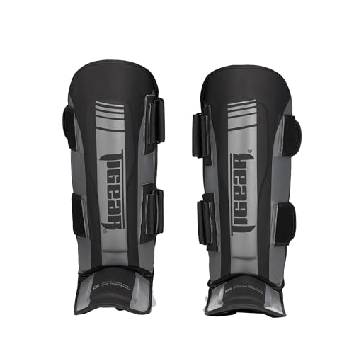 Tigear X4 Slate Shin Guards - MMA, Muay Thai, Martial Arts Shin Instep Guard for Training and Sparring, Pro Cage Fighter, Shin Protection MMA - size: YL/AXS