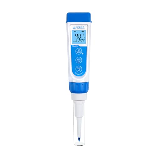 Apera Instruments Premium Series PH60S Food pH Meter Tester Kit with Food-Grade Swiss Spear pH Electrode, ±0.01 pH Accuracy, -2.00-16.00 pH Range (AI313) - style: For Food Samples