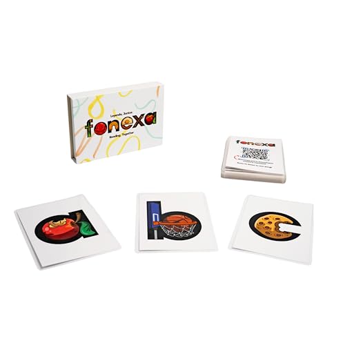 Phonics Flashcards for Kids - Alphabet Letter Sound Cards with Embedded Mnemonics for Early Reading, ABC Flashcards for Preschool & Kindergarten - Fonexa (Small) - size: Small