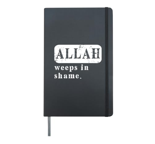 Allah Muslim Islam Quran Religion Mosque Ramadan Gift Hardcover Journal, Black