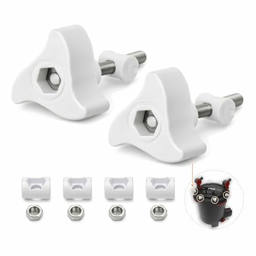 2 Pack Lid Fastener Kit Compatible with Fluval FX2 FX4 FX5 FX6 Filters | Select the required package quantity and confirm the included components before ordering - size: 2 PACK