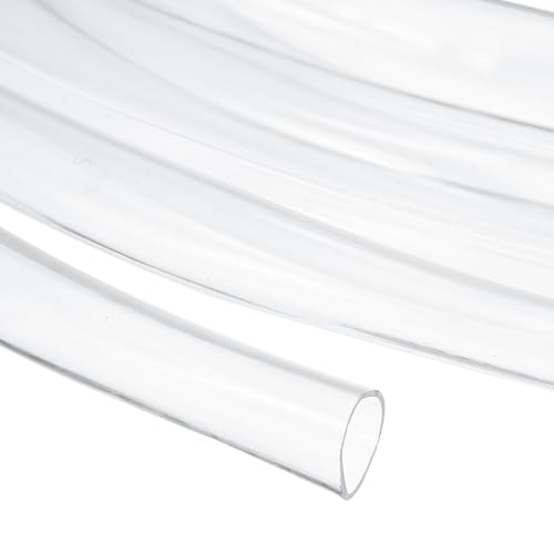 uxcell 5/8 Inch Clear PVC Tubing, 16mm ID x 18mm OD - 15ft PVC Tube Lightweight Vinyl Hose, Transparent Flexible Plastic Water Tubing for Air Oil Water Transfer Aquarium Irrigation - size: 16mm ID x 18mm OD