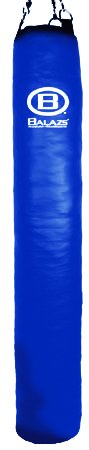 Balazs Coated Canvas Muay Thai Bag - Double-End Ready - color: Blue, size: 100 lb.