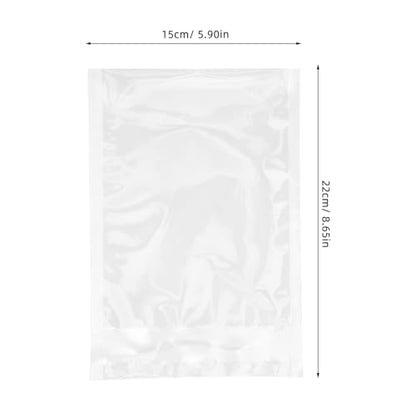 100pcs 15x22cm Live Fish Transport Bags Oxygen Filling Sealable Leakproof Pouches for Aquarium Fish Fry and Shrimp Shipping