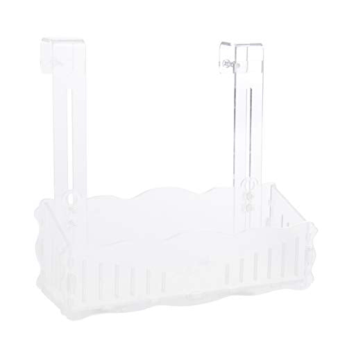 POPETPOP Fish Tank Aquarium Planter Fish Tank Plant Holder Aquarium Planting Cup Transparent Aquatic Plant Cup Shelf for Home Dorm Store Supplies
