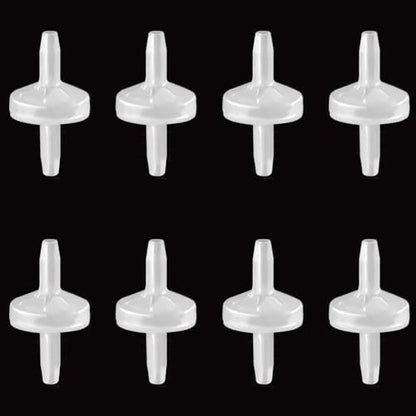 One Way Check Valve 1/8"(3MM) Hose Barb Non Return Ozone Resistance Plastic Valve for Water Fuel Oil Air Gas (Pack of 8) - size: 1/8 Inch, style: 8 Pcs