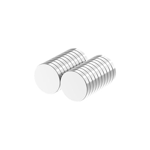N52-18x3mm - 20 Pack, Very Powerful Rare Earth Magnets, Silver Super Strong Neodymium Disc Magnets for Fridge, DIY, Building, Scientific, Craft, Office,Heavy Duty Round Mighty Magnet - style: 18mm D x 3mm H