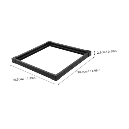 COLLBATH 1set Edge Protector Guard for Fish Tank Glass Aquarium Edge Strip Easy to Install Aesthetics Convenient Design for Clean and Tidy Aquariums