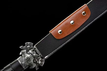48 Inches Chinese Kung Fu Treasured Sword Dao Carbon Steel Sharp Knight Broadsword Machete