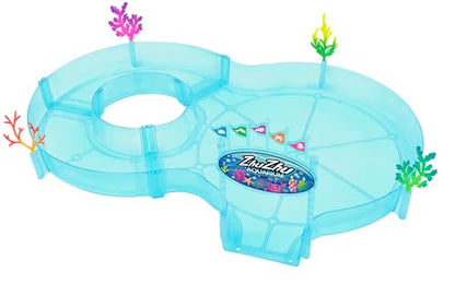 ZhuZhu Aquarium Starter Set with 2 Motorized Fish (Sting Ray + Shark) 2-Pack Bundle