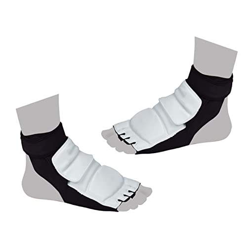 KLLJRFWTaekwondo Sparring Gear Foot Protector, Breathable Martial Arts Protective Foot Gear, Karate Boxing Sparring Foot Guard for Boxing Kickboxing Training (XL 38-39) - size: XL 38-39, style: XL 38-39