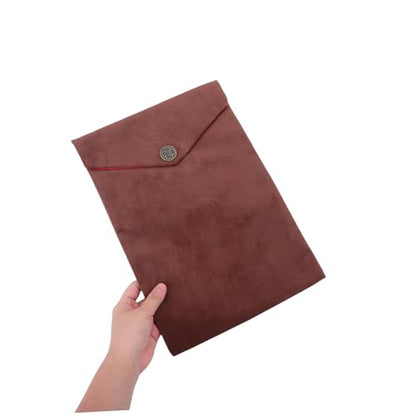Scripture Bag Bible Cover Case Coffee Color Velvet Pouch Religious Book Organizer for Bible Study Accessories Church Use