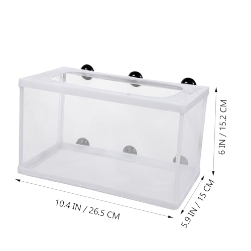 2pcs Fish Hatchery Box Aquarium Separation Net Nylon Incubator Mesh - Large Size