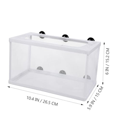 2pcs Fish Hatchery Box Aquarium Separation Net Nylon Incubator Mesh - Large Size