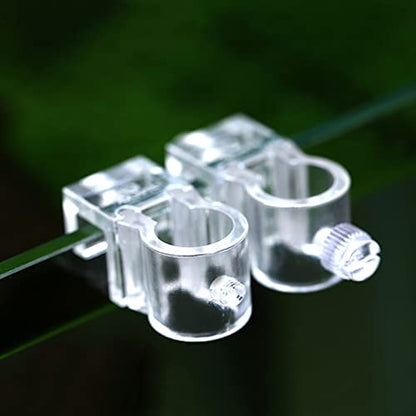 Airline Tube Holders Clamps Aquarium Acrylic Fixture Clamp for Fish for Tank Aquarium Water Clip Fish for Tank Tube Fish Tank Water - size: Large