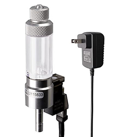 CO2 Bubble Counter with Solenoid Valve and Check Valve for CO2 Generator Regulator Planted Aquarium Quick-Plug Connection - color: Quick-Plug connection with Bubble Counter