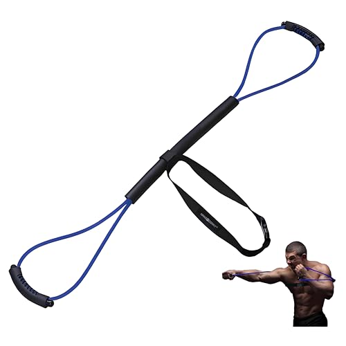 𝐇𝐀𝐍𝐒𝐘𝐃𝐎𝐍𝐍𝐘 Boxing Resistance Bands for Explosive Strength and Speed Training - Enhance Your Boxing Skills Anywhere, Anytime - color: Blue2.0(25LB)