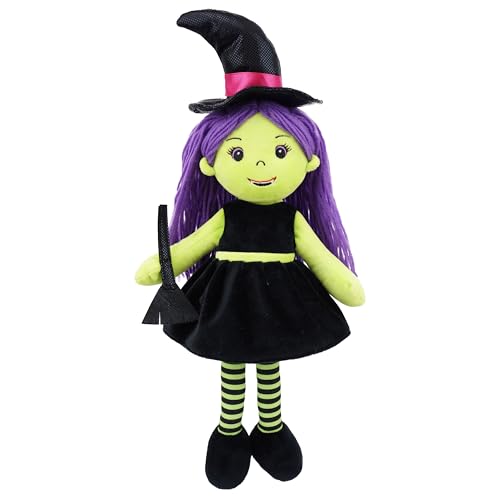 June Garden 14" Snuggle Cutie Sophie - Soft Cuddly Witch Doll - Adorable for Kids & Toddlers - M - color: 14" Witch, size: Medium
