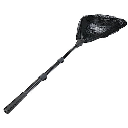 RESTCLOUD Fishing Landing Net with Telescoping Pole Handle, Fishing net Freshwater for Kids Men Women, Extend to 40-63 Inches - style: K: Aircraft-grade Aluminum Handle, 82" Full