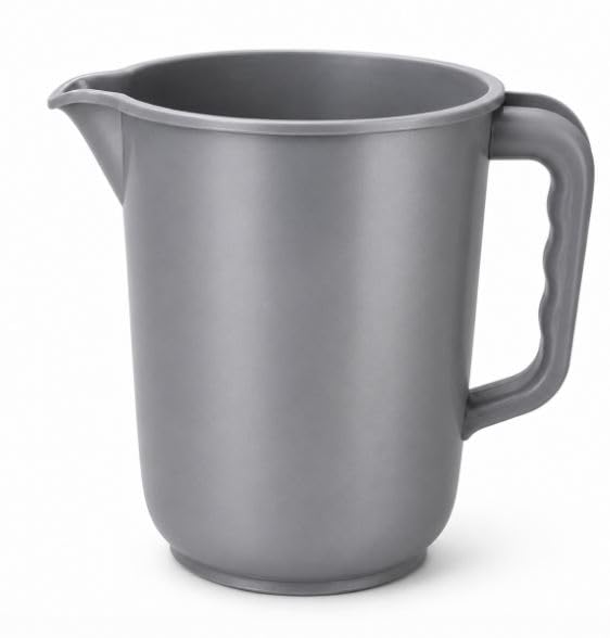 Lota for Bathroom Muslim, Toilet Wash Jug 2.25L Plastic Bodna for Bathroom, Toilet Jug for Personal Hygiene, Lightweight Wudu Bottle Style Water Jug for Daily Bathroom Use