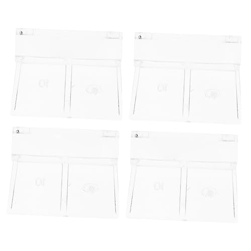TOYANDONA 4pcs Sturdy Aquarium Lid Holders Easy to Install Fish Tank Cover Bracket for Tanks Acrylic Support Racks for Aquariums