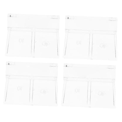 TOYANDONA 4pcs Sturdy Aquarium Lid Holders Easy to Install Fish Tank Cover Bracket for Tanks Acrylic Support Racks for Aquariums