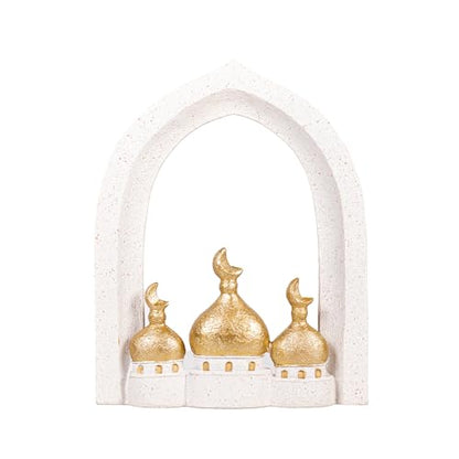 Ramadan Celebration Statue - This Beautifully Handcrafted Resin Ornament Features Intricate Detailing and Makes a Meaningful - color: Ramadan Celebration Statue