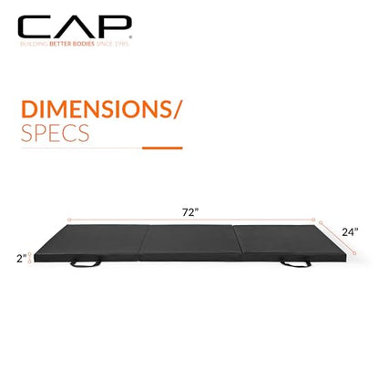 CAP Barbell All Purpose Folding Anti Tear Exercise Training Aerobic Fitness Gym & Gymnastics Balance Mat | Multiple options