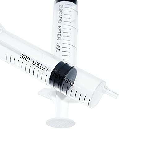 Karlling 20 ML CC syringe for liquid,Large Plastic Syringe Without Needle For Liquid Nutrient Measuring,Scientific Lab(5 Packs) - style: *20ML(5 Pack)