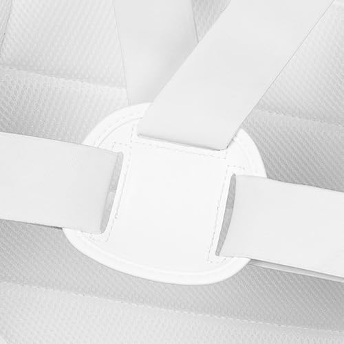 adidas WKF Approved Karate Chest Protector - White w/ Black Logo - size: XX-Small