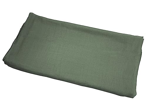 woogwin Women's Scarf Lady Light Soft Fashion Solid Shawl Wraps - color: New Armygreen