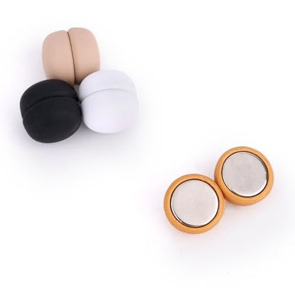 4 Pairs Hijab Magnet, Zinc Alloy Strong Magnetic Hijab Pins Scarf Magnets for Women and Girls (4 Colors) - color: Colors 2