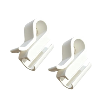 3D Printed Aquarium Hose Holder for 12mm and 16mm Water Changing Tube Fish Tanks Accessory Bucket Clip Aquarium Water Pipe Tube Bracket - color: White