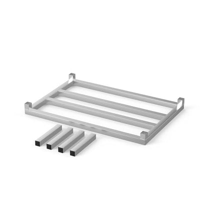 24 in X 36 in. Aquarium Stand | Industrial Style Aluminum Fish Tank Base with Open Frame Design - size: 24 W x 36 L x 12 H
