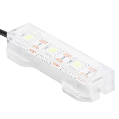 LED Aquarium Light, Light Weight USB Charging Underwater Light, Plastic Waterproof 2.4X0.8Inch for Aquarium Freshwater Office Desk Fish Tank