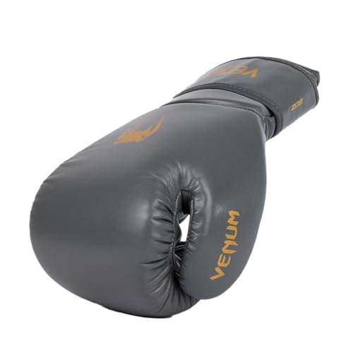 Venum Contender 1.5 Kids Boxing Gloves - color: Graphite/Gold, size: 8-Ounce