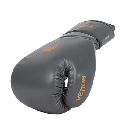 Venum Contender 1.5 Kids Boxing Gloves - color: Graphite/Gold, size: 4-Ounce