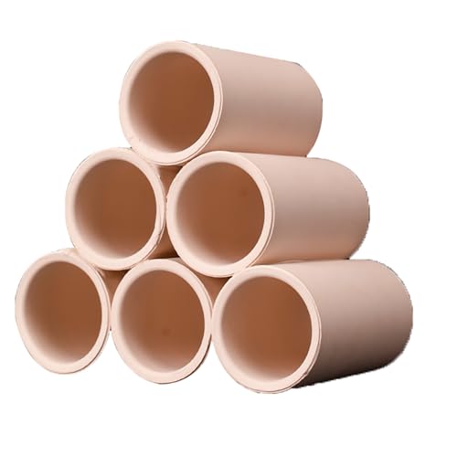 Aquarium Cave Ceramic Shelters - Shrimp and Small Fish Habitat, Breeding Tube, Hiding cave,Aquarium Decorative 3/6/Single Holes,6 Way Pipe - color: 6 Way Pipe