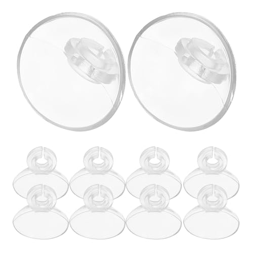 Kisangel 20pcs Aquarium Oxygen Tubing Suction Cup Clips Soft Holder Clamp Fish Tank Hose Fixing Accessories for Air Pump Aquarium Use